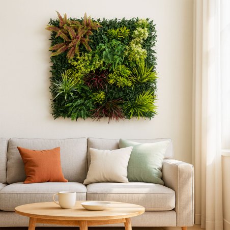 Faux mur végétal Tropic Mur, ambiance exotique pour intérieur