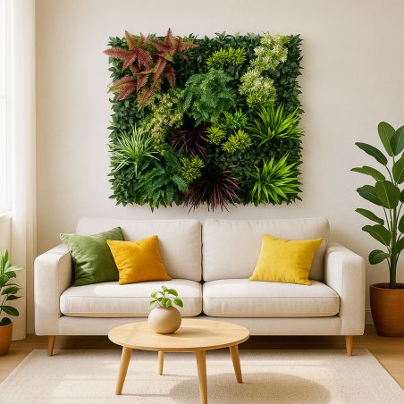 Mur exotique luxuriant Tropic Mur, panneau végétal intérieur
