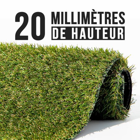 Gazon Synthetique 20mm 3m2
