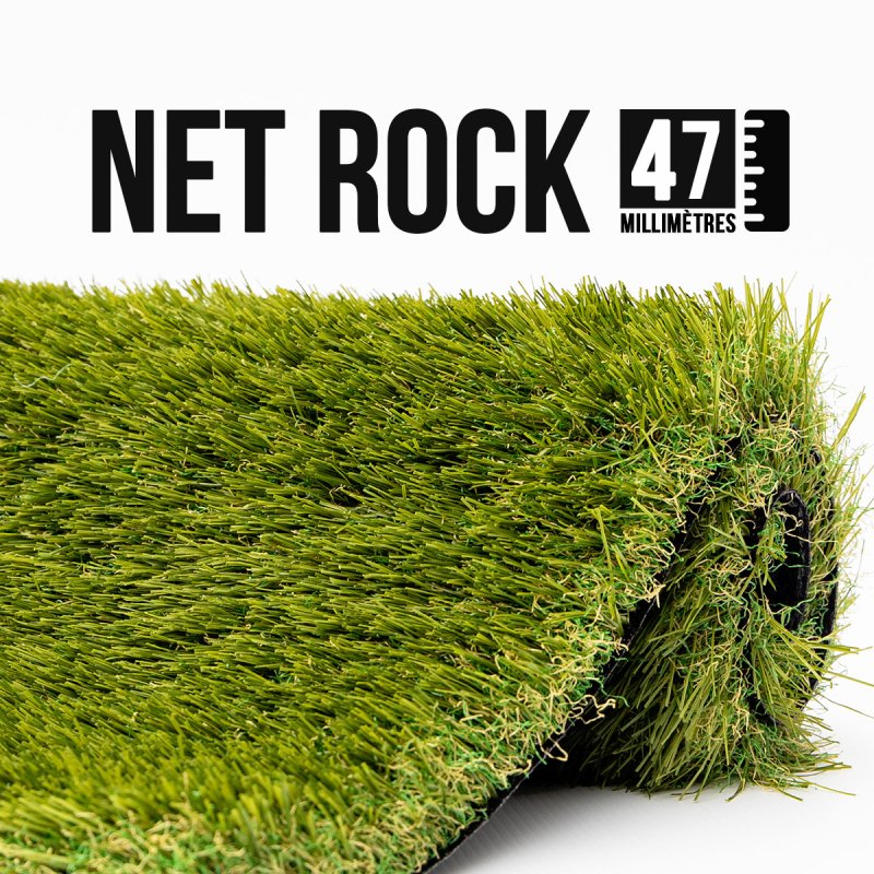 Gazon synthétique et Pelouse Synthétique Net / Rock multi directionnel