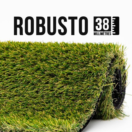 Gazon synthétique Robusto Saint Étienne 35mm, robuste et durable
