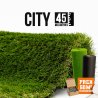 pack avec accessoires Gazon synthétique et Pelouse Synthétique City 45mm 50m2