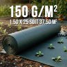 Toile protection renforcée 150 g/m² 1,5×25 m MGS – anti-repousse