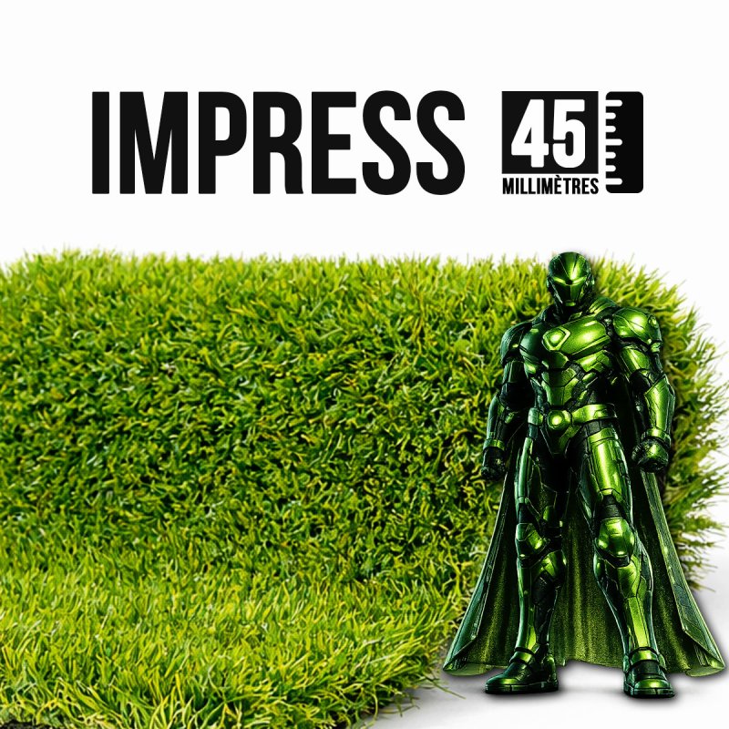 Gazon Synthétique Impression Lille Et Pelouse Synthétique 45 mm