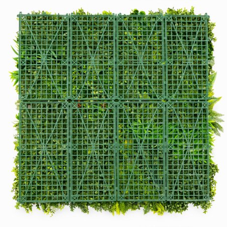 Dos panneau Prairie-Color mur végétal artificiel clipsable 1m²