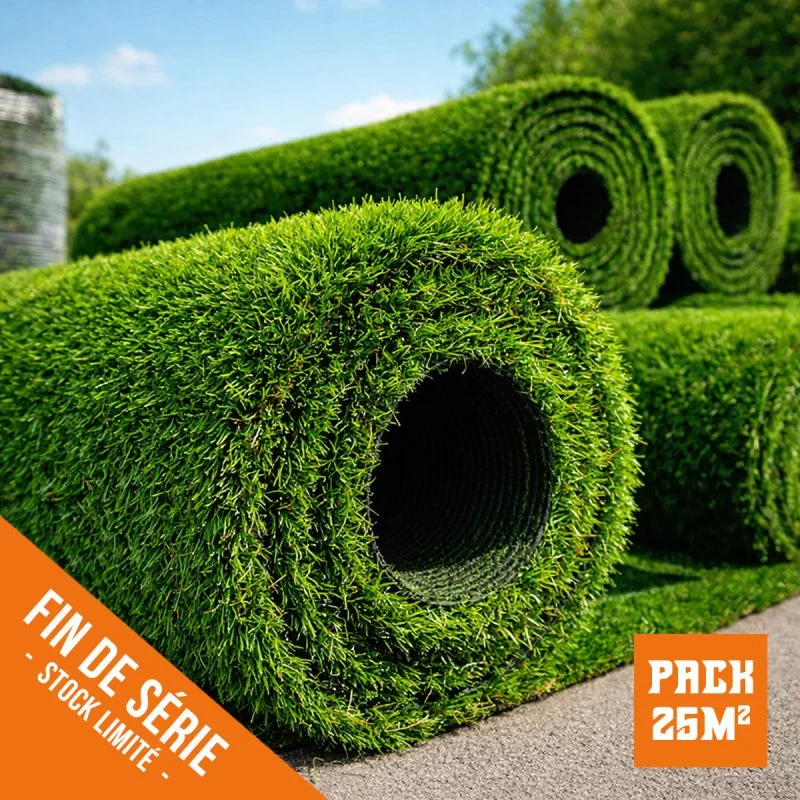 Coupon de gazon synthétique Very Chic présenté dans la gamme de lots de chutes MGS
