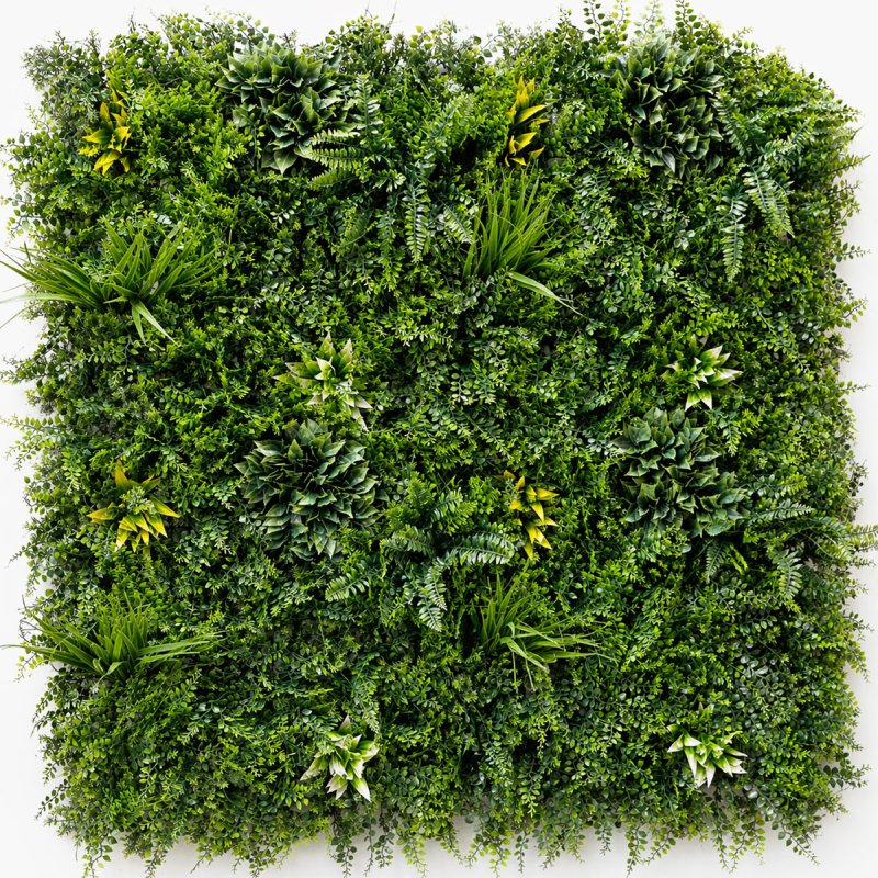 Mur vegetal artificiel brise vue Fougère dense