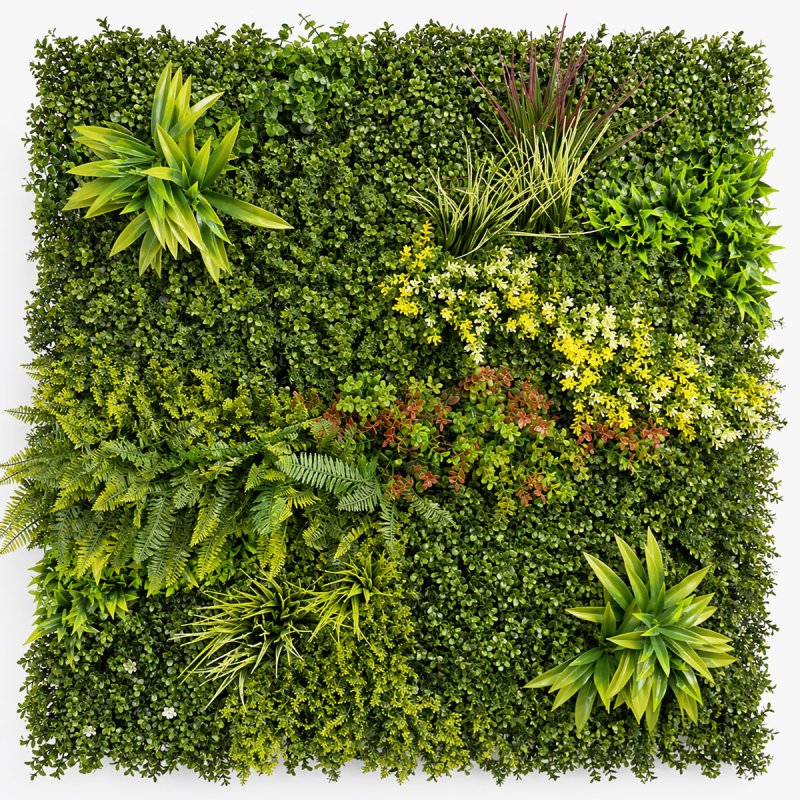 Prairie-Color Mur Vegetal Artificiel
