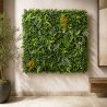 lot de 5 panneaux végétaux Savane, mur artificiel dense intérieur