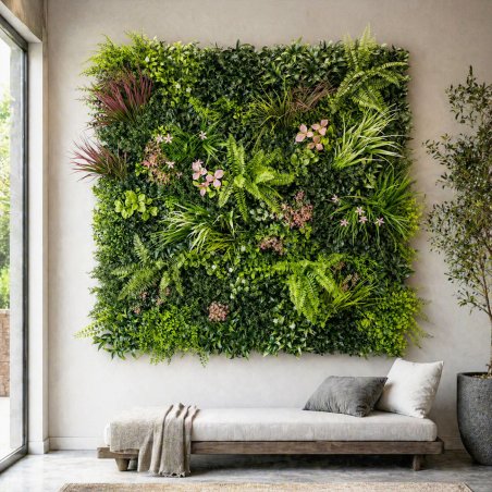 Mur Végétal Artificiel Modulaire Clipsable Chambre Love Room