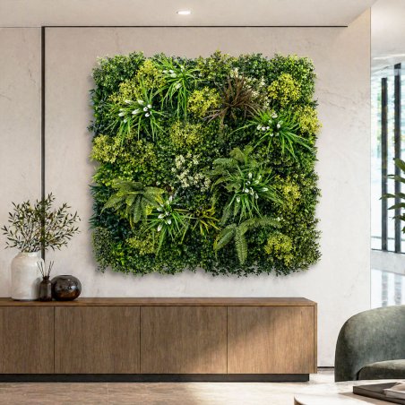 Mur vegetal artificiel brise vue Luxury