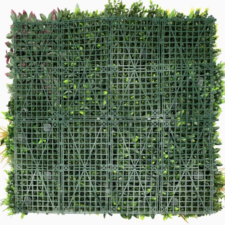 Dos panneau Jungle mur végétal artificiel clipsable 1m²