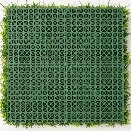 Brise-vue végétal artificiel en plaque 1 m² pour mur, grillage ou terrasse
