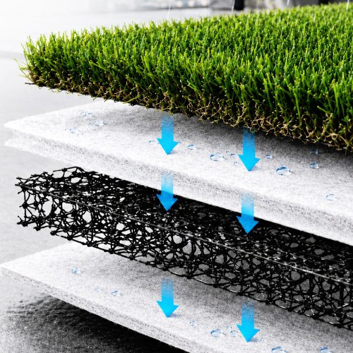 Rouleau de Double Géotextile spécial Drainage 2.15mx50ML