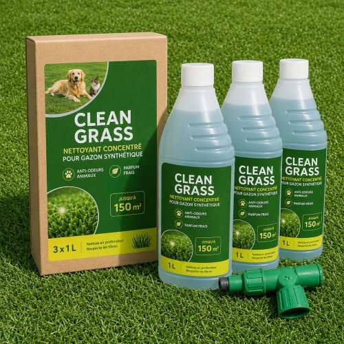 Clean Grass – Nettoyant concentré gazon synthétique MGS