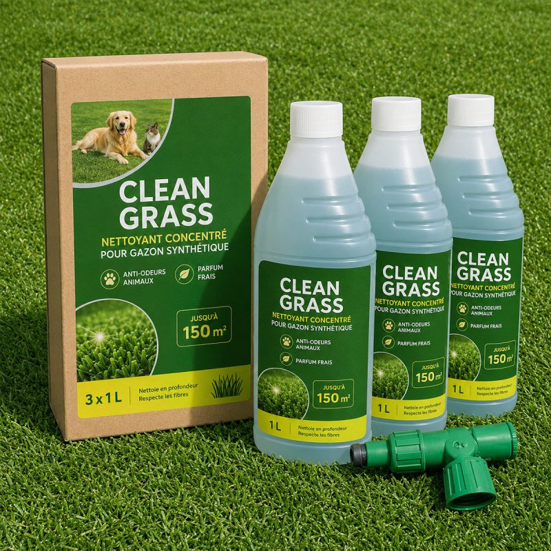 Clean Grass – Nettoyant concentré gazon synthétique MGS