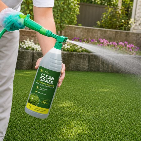 Clean Grass – Nettoyage faux gazon et pelouse synthétique MGS