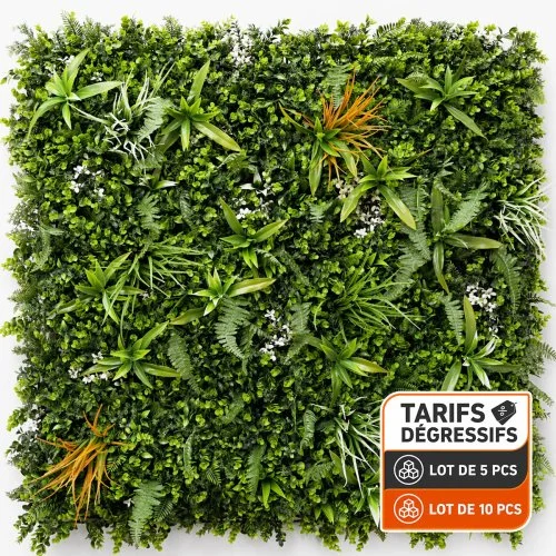 Mur vegetal artificiel brise vue Savane