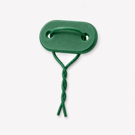 attache canisse pvc vert