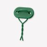 attache canisse pvc vert
