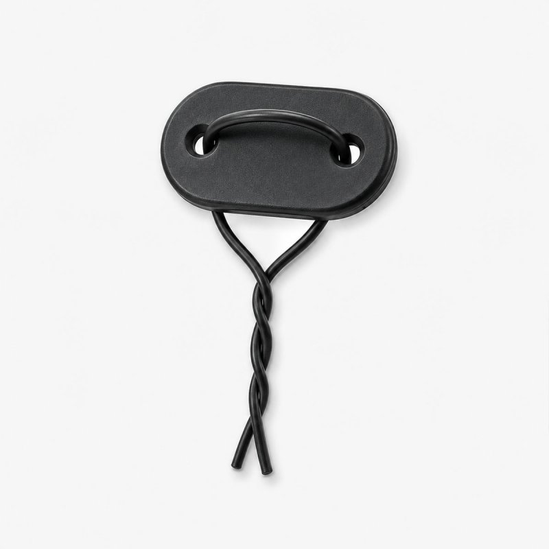 detail fixation canisse noir