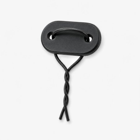 detail fixation canisse noir