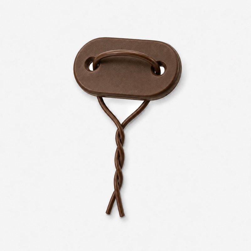 Attache canisse marron