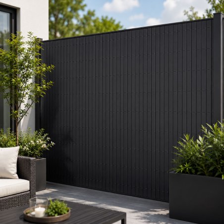 detail brise vue renforcé couleur noire