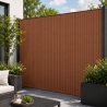 detail brise vue renforcé couleur marron