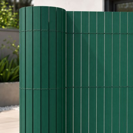 Canisse brise vue verte double face premium