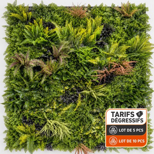 Mur vegetal artificel réel 1m2