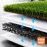 Rouleau de Double Géotextile spécial Drainage 2mx25ML