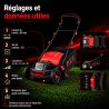 Batterie 20 V 4 Ah pour brosseuse DT2504S, indicateur de charge visible – visuel fabricant