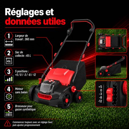 Batterie 20 V 4 Ah pour brosseuse DT2504S, indicateur de charge visible – visuel fabricant
