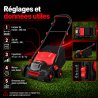 Batterie 20 V 4 Ah pour brosseuse DT2504S, indicateur de charge visible – visuel fabricant