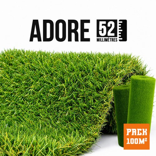 Faux gazon synthétique Adore Paris 60mm - Parfait autour de la piscine