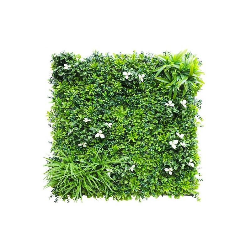 Mur Vegetal Artificiel Liseron MGS Plaque de 1Mx1M Mur Vegetal Artificiel Liseron MGS Plaque de 1Mx1M