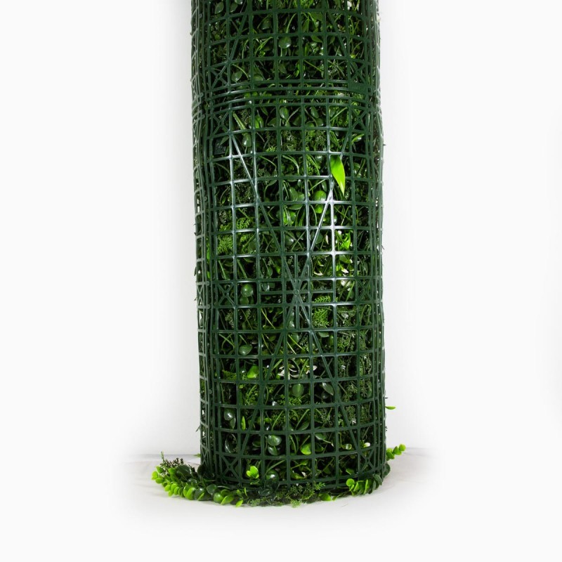 Haie vegetale artificielle ultra-realiste Savane MGS Plaque de 1M x 1M 3