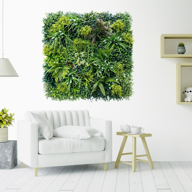 Mur Vegetal Artificiel Luxury MGS Plaque de 1m x 1m 1