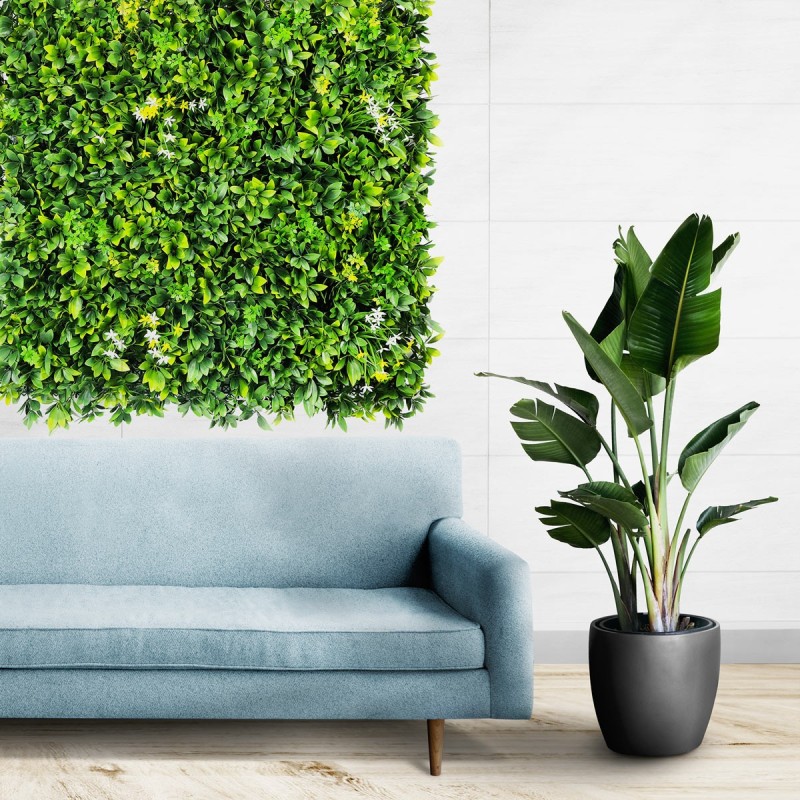 Mur Vegetal Artificiel verdure green MGS Plaque de 1M x 1M 2