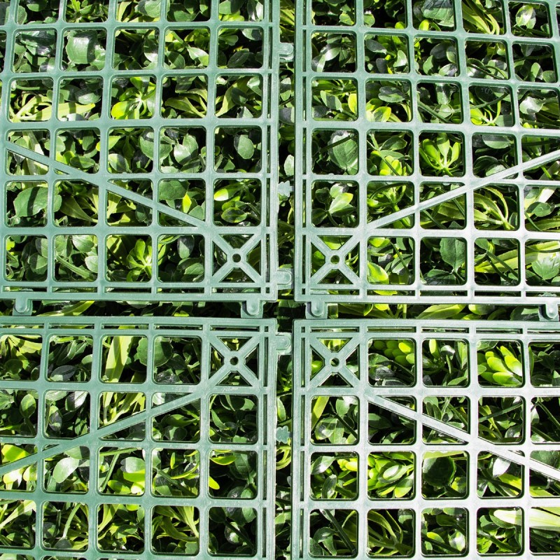 Mur Vegetal Artificiel verdure green MGS Plaque de 1M x 1M 3