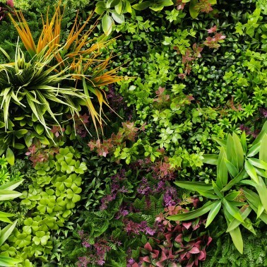 Mur vegetal artificiel brise vue Wood Colors