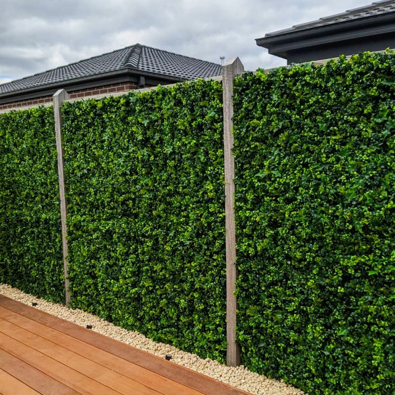 Feuillage artificiel Mur vegetal artificiel brise vue Lierre 7