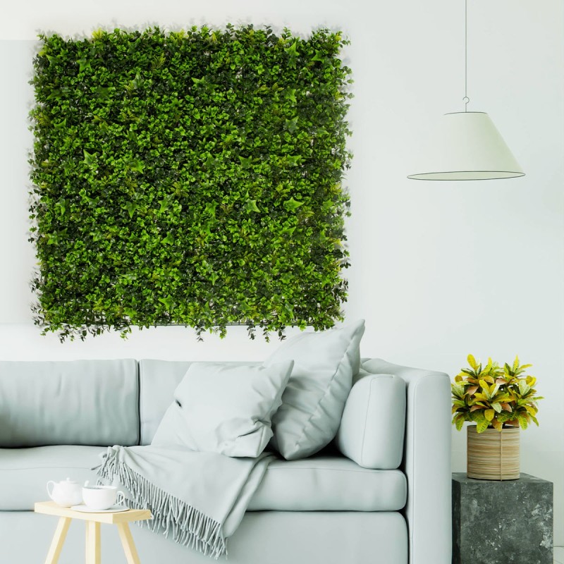 Feuillage artificiel Mur vegetal artificiel brise vue Lierre 8