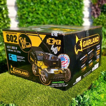 Brosseuse gazon synthétique grande surfaces aspirante sans fil (batterie intégrée)