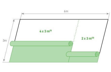 Pose economique sur le gazon synthétique MGS