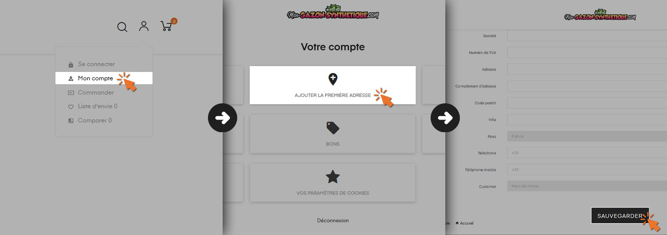 Retrait en magasin sur le gazon synthétique MGS