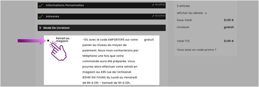 Retrait en magasin sur le gazon synthétique MGS