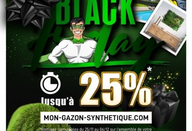 Profitez d'une remise jusqu'à 25% sur votre commande mon-gazon-synthetique.com