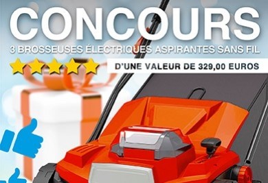 Concours Brosseuses sans fil 100% Gagnant